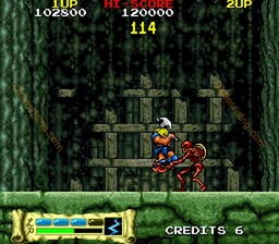une photo d'Ã©cran de The Astyanax sur Arcade